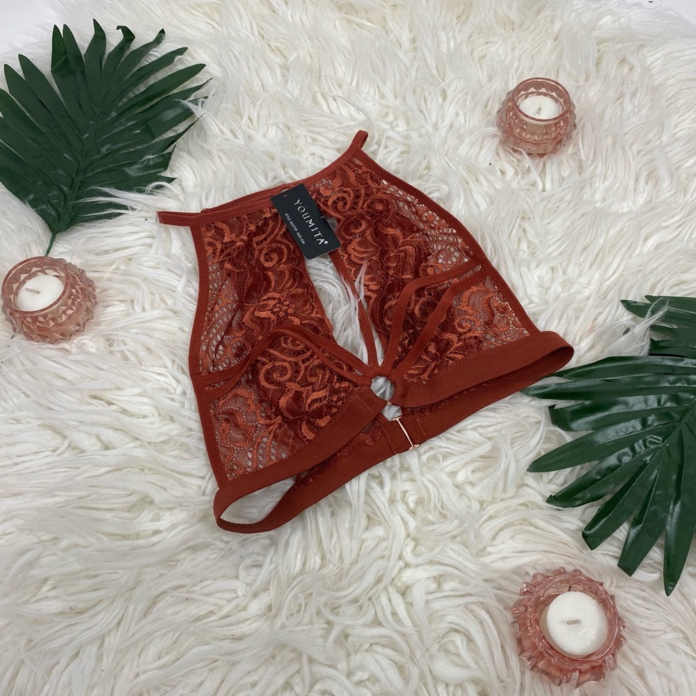 🌿Sexy Rust Lingerie Bra Size Small